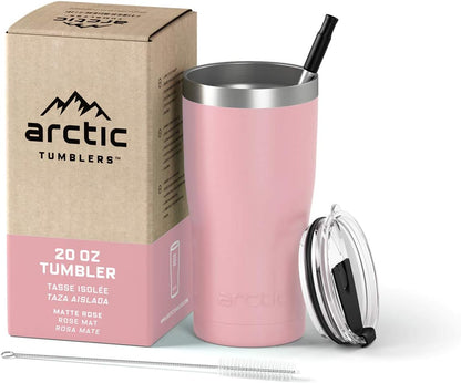 | 30 oz Tuscan Sun Insulated Tumbler with Straw & Cleaner - Retains Temperature up to 24hrs - Non-Spill Splash Proof Lid, Double Wall Vacuum Technology, BPA Free & Built to Last