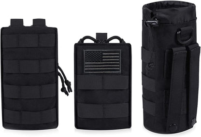 Molle Water Bottle Holder, Water Molle Attachments, Molle Water Bottle Pouch, Tactical Backpack Attachment Pouches