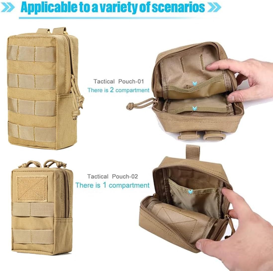 Molle Water Bottle Holder, Water Molle Attachments, Molle Water Bottle Pouch, Tactical Backpack Attachment Pouches