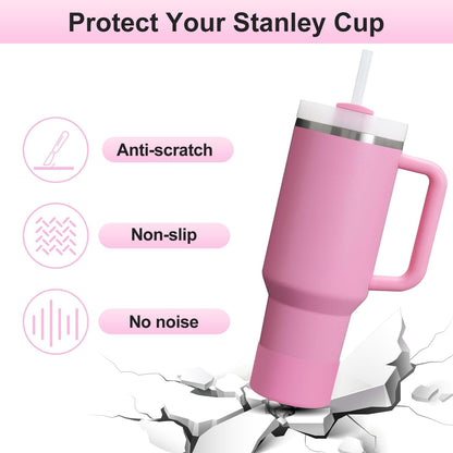 Affute Protective Silicone Boot for Stanley Quencher H2.0 40 30 20 oz & IceFlow Flip 30 20 oz, BPA Free Anti-Noise Anti-Scratch, Stanley Cup Protector Sleeve Cover Boot