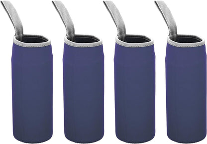 PATIKIL Water Bottle Sleeves, Neoprene Insulated Bottle Bag Holder Carrier Pouch with Finger Strap
