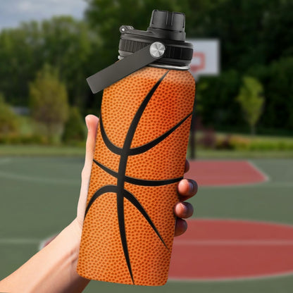 SANDJEST Gym Insulated Engraved Stainless Steel Water Bottle 32oz, Vacuum Chug Lid Travel Tumbler For Men Friends Dad Gymer Trainer, Gym Mode on, Birthday Christmas Father's Day