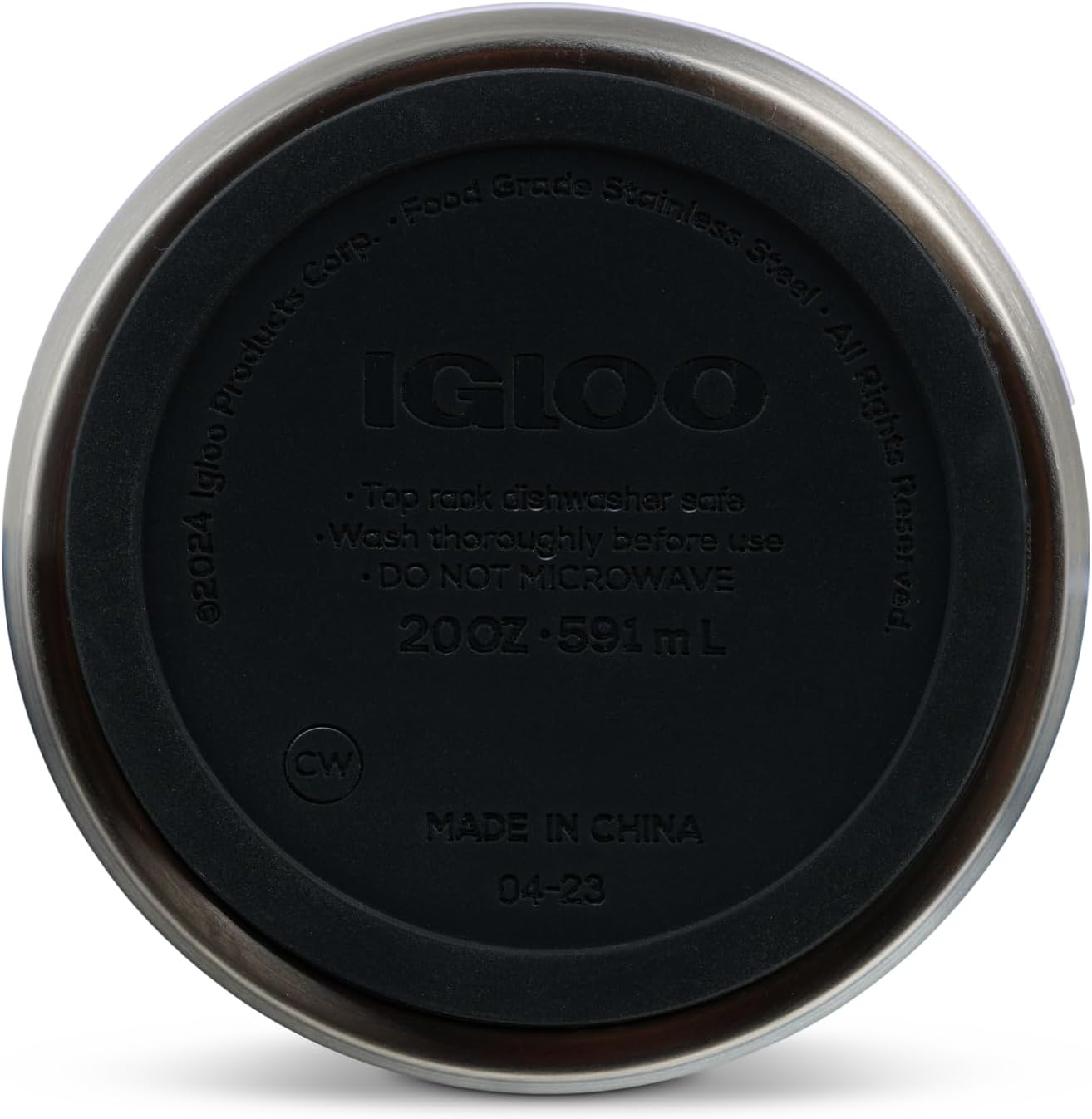 Igloo 20 oz Stainless Steel Tumbler | Sport Sipper Bottle | Thrift Pink