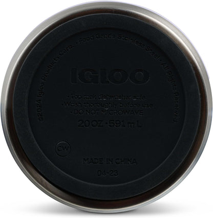 Igloo 20 oz Stainless Steel Tumbler | Sport Sipper Bottle | Thrift Pink