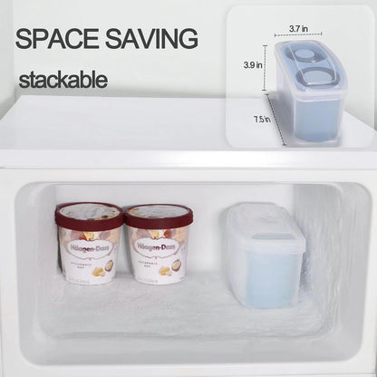 Ice Mold for Stanley Cup, Silicone Ice Cube Tray for Stanley Cup 30oz-40oz, Tumbler Ice Mold with Lid and Bin, Easy Release Cylinder Ice Cube Mold, 1 Pack, Eucalyptus