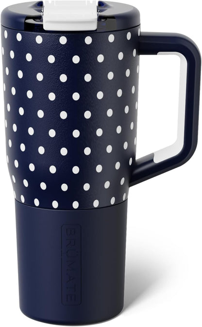 BrüMate Müv - 25oz 100% Leak Proof Insulated Coffee Mug with Handle & Lid - Stainless Steel Coffee Travel Mug - Double Walled Coffee Cup (Lilac Dusk)