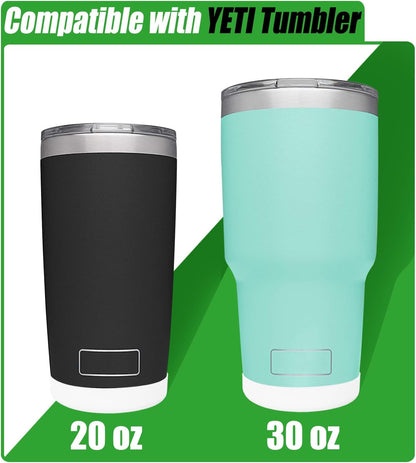 Silicone Boot Sleeve for YETI Tumbler 30 oz, 20 oz - Safer Protection and Less Noise for Yeti Coffee Mug Cup 20oz 30 oz - Dishwasher Safe