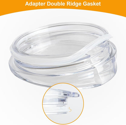 Lid Gasket for Bubba Envy 24oz Tumbler, 4 Pack Gasket Seals Compatible with Bubba Water Cup, Anti-Seepage BPA Free