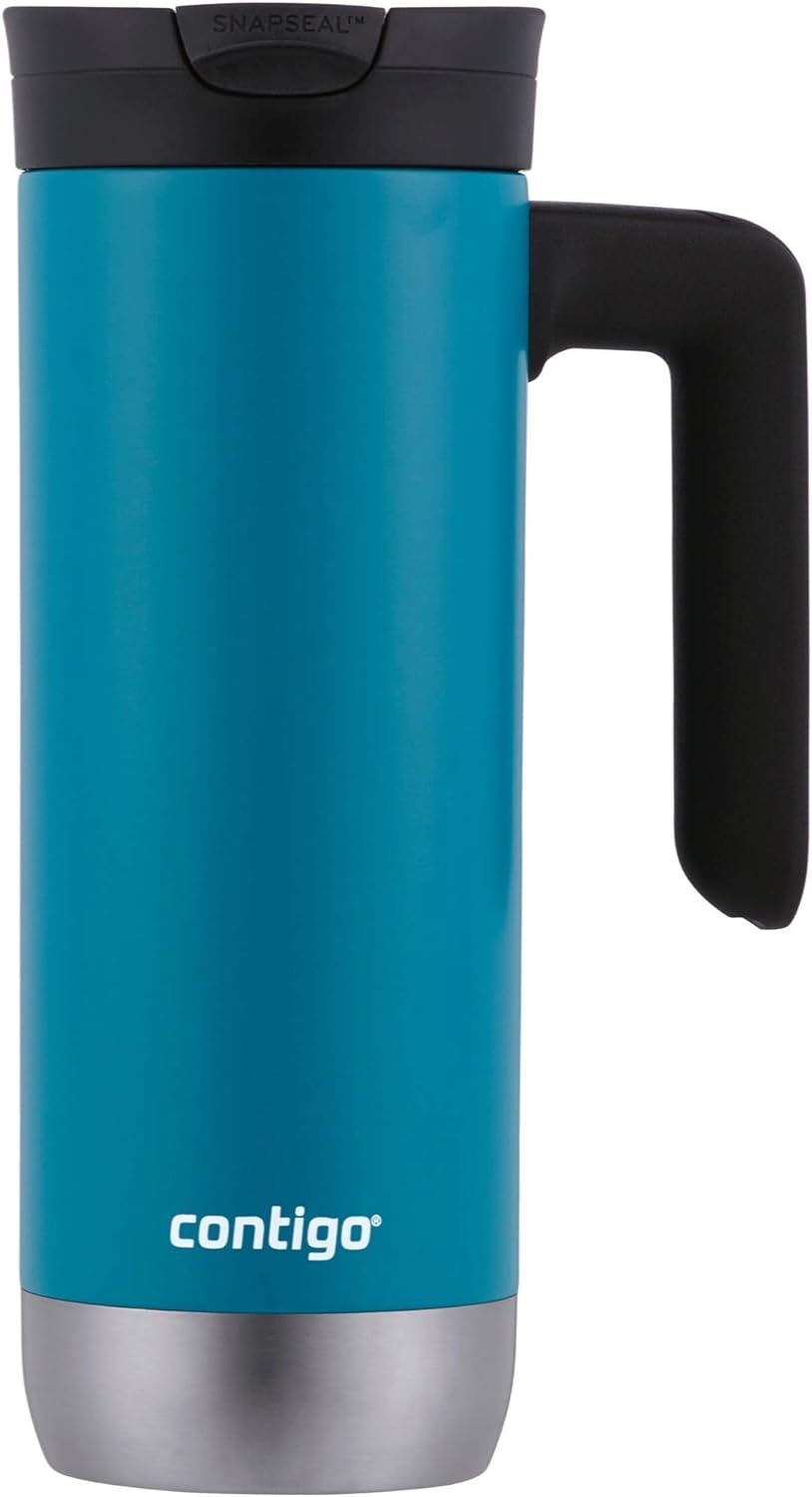 Contigo Superior 2.0 Stainless Steel Travel Mug with Handle with SNAPSEAL Lid, 20oz.