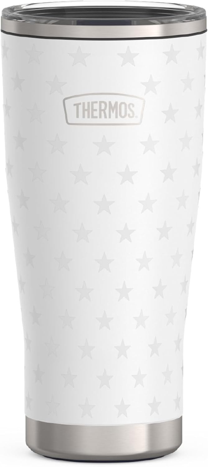 THERMOS ICON SERIES, Stainless Steel Tumbler with Slide Lock, 18 Ounce, Mystic Navy