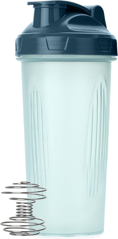 Mr. Pen- Shaker Bottles for Protein Mixes, 28 oz, Leak Proof Shaker Cups with Stainless Steel Wire Whisk Ball for Protein Shakes and Pre Workout
