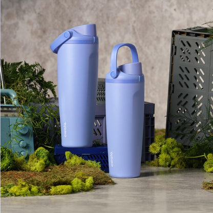 Owala FreeSip Sway Insulated Stainless Steel Water Bottle with Two-Way Spout, Built-In Straw and Bucket Handle, Made for Travel, School, and Sports, 30oz, BPA Free, Leak Proof, Daybreak