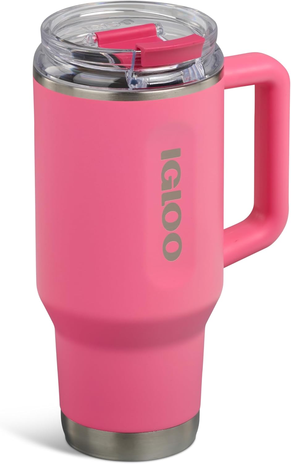 Igloo 20 oz Stainless Steel Tumbler | Sport Sipper Bottle | Thrift Pink