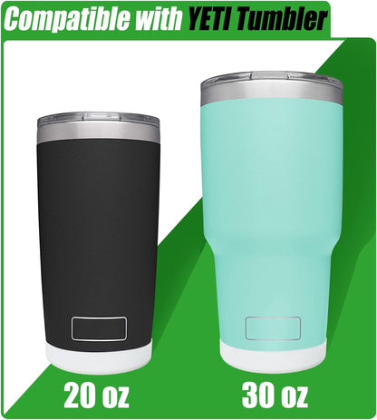 Silicone Boot Sleeve for YETI Tumbler 30 oz, 20 oz - Safer Protection and Less Noise for Yeti Coffee Mug Cup 20oz 30 oz - Dishwasher Safe