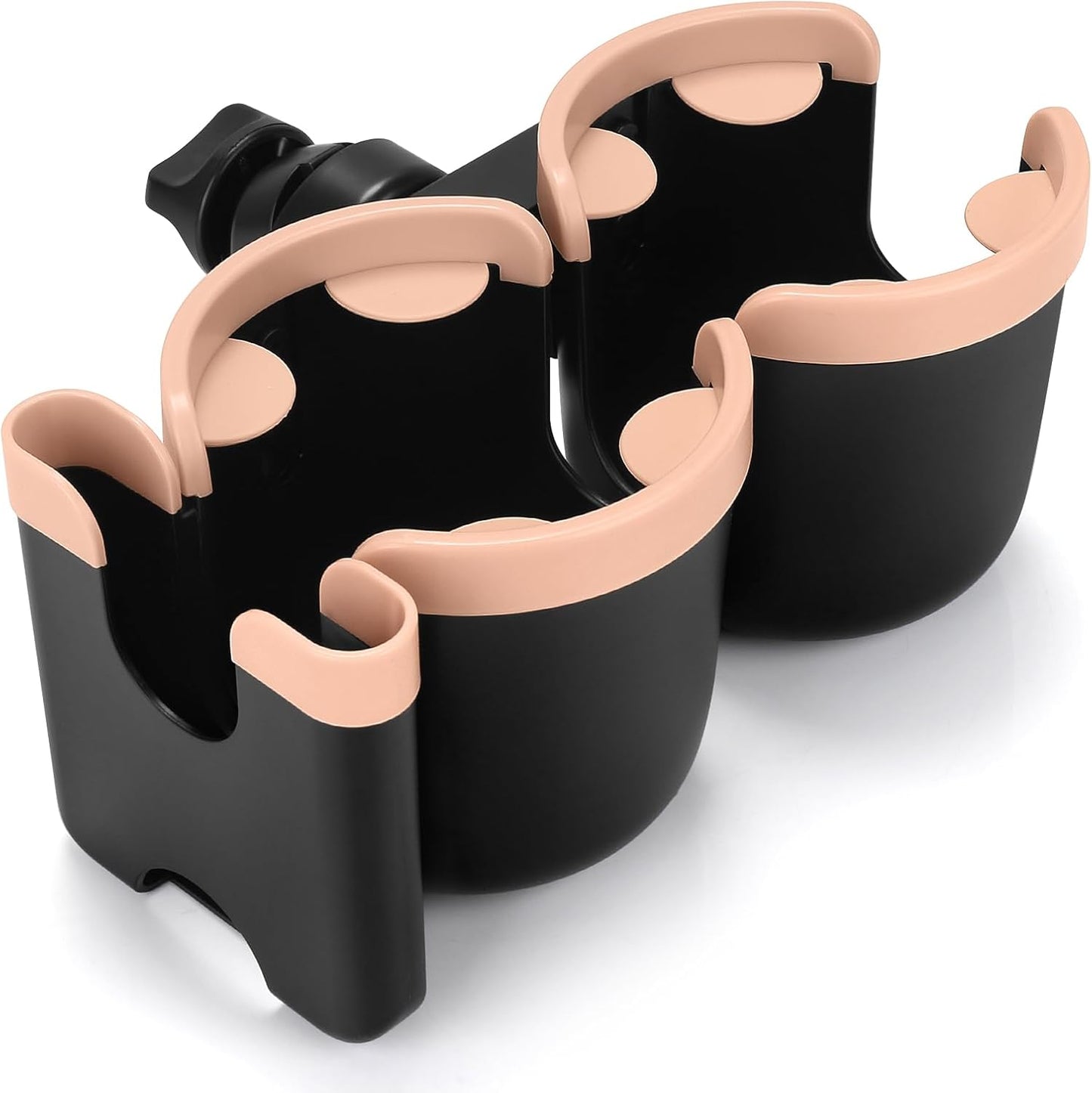 Accmor Stroller Cup Holder with Phone Holder, Bike Cup Holder, Universal Cup Holder for Uppababy Nuna Doona Strollers, 2-in-1 Cup Holder for Walker, Wheelchair, Scooter - Colors B