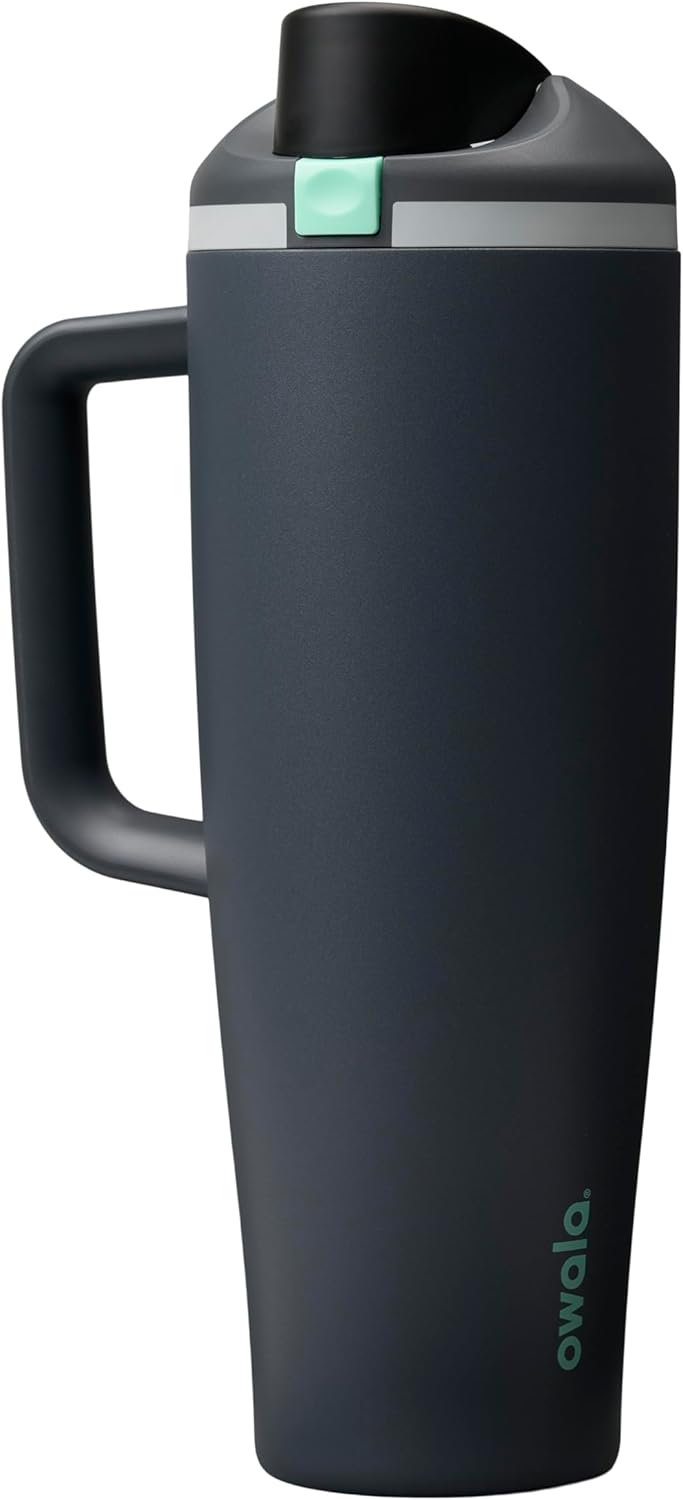 Owala FreeSip Tumbler - Stainless Steel - 40-oz. - Tan (Lightly Toasted)