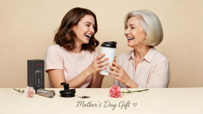 GiNT 17oz Travel Tea Mug with Infuser, 2 Lids. Vacuum Insulated 316 Stainless Steel Coffee Mug. Dishwasher Safe Tea Cup with Strainer for Hot & Cold Brew Coffee. Mothers Day Gifts for Mom (White)