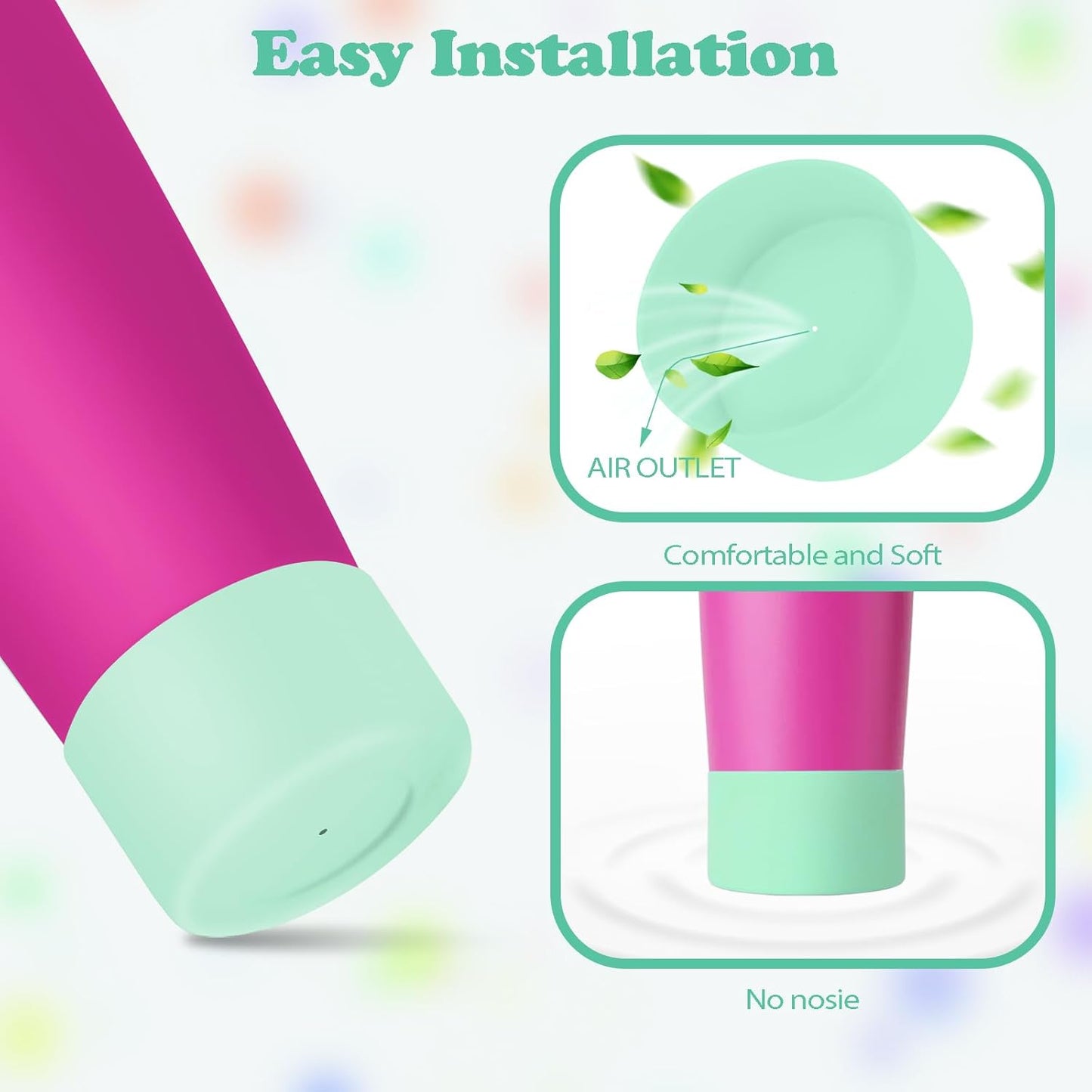 2PCS Silicone Boots for Owala 30oz & 40oz FreeSip Sway Bottles & Tumblers – Non-Slip, Scratch-Resistant, Stability Enhancer for Owala Accessories (Eucalyptus Green) - Colors B