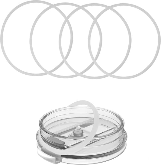 Reduce Tumbler Lid Gasket - Large Size, 4 Pack - Replace Lost or Damaged Tumbler and Mug Lid Gaskets - Dishwasher Safe, BPA Free