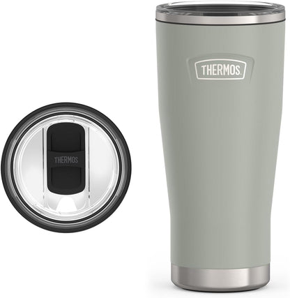 THERMOS ICON SERIES, Stainless Steel Tumbler with Slide Lock, 18 Ounce, Mystic Navy