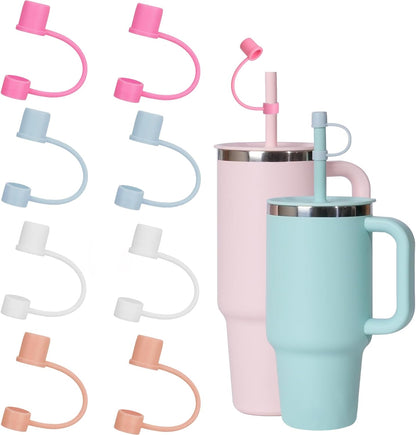 Jetstop Straw Cover Cap for Hydro flask tumblers - Dust Proof 10mm Silicone Stoppers compatible with Hydroflask Press-in Straw Lid