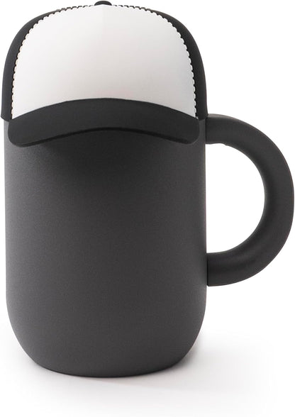 asobu Ultimate Ceramic Travel Mug, 12oz Insulated Stainless Steel Coffee Cup with Handle & Splash-Resistant Lid, Ceramic Lined for Pure Taste, BPA-Free, Double-Wall Vacuum for Hot Drinks