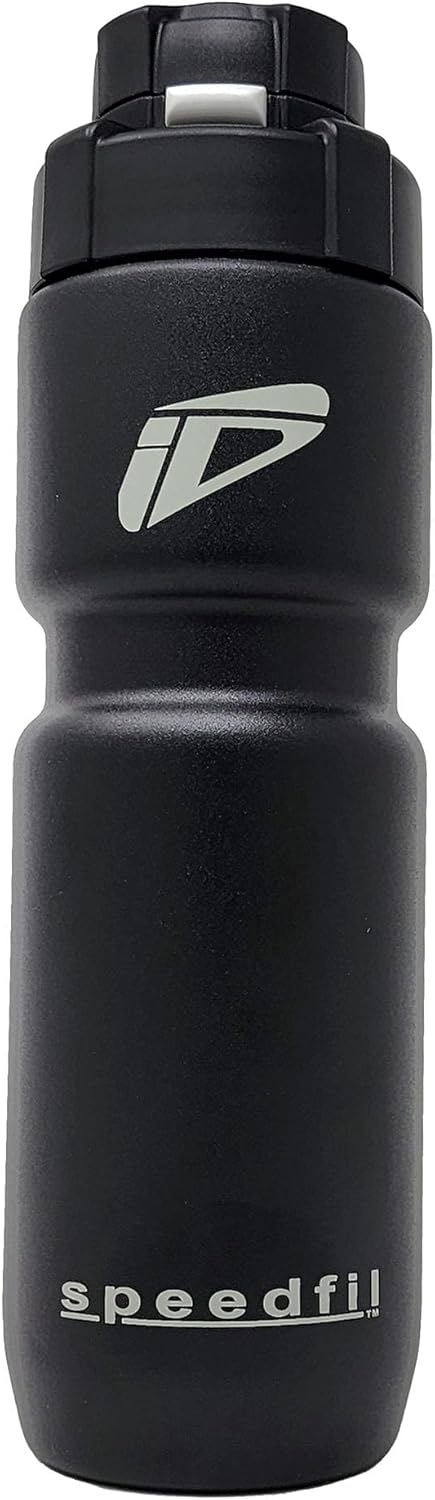 Speedfil Speedflask 21oz. Vacuum Insulated Stainless Steel Cycling Sports Water Bottle with NEW Bounce Back Lid 2.0 (Silver)