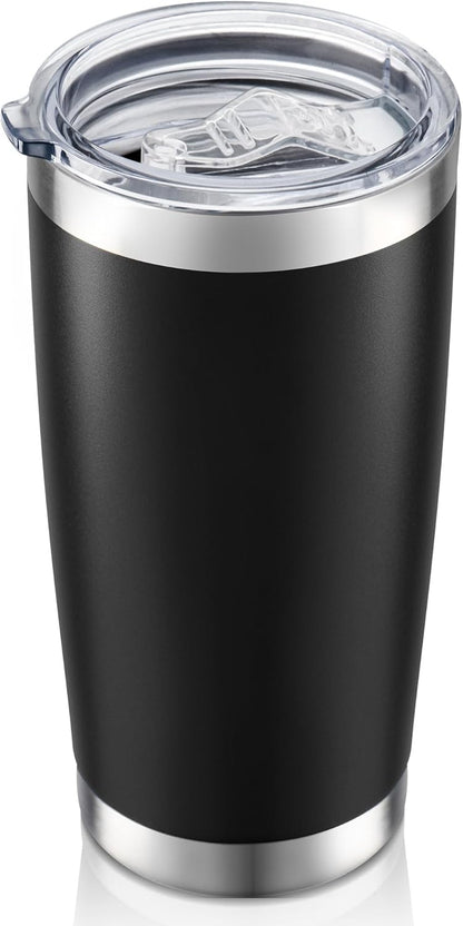 20 oz Tumbler with Lid Stainless Steel Insulated Tumblers Double Wall Vacuum Coffee Mug Powder Coated Tumbler Cups for Cold and Hot Drinks, Tropical Pink, 1 pack