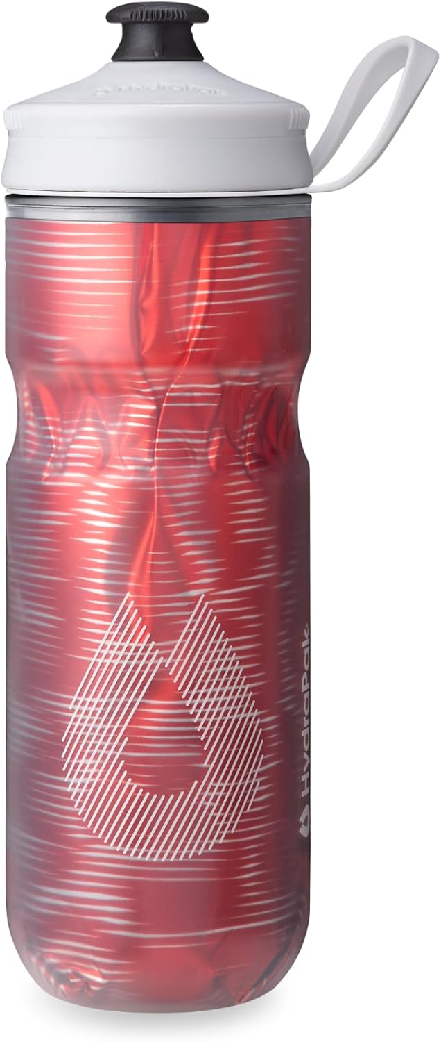 HydraPak | Polar Bottle - Polar Sport Insulated Water Bottle - BPA-Free, Sport & Bike Squeeze Bottle with Handle (Pulse Blue, 700ml / 24oz)