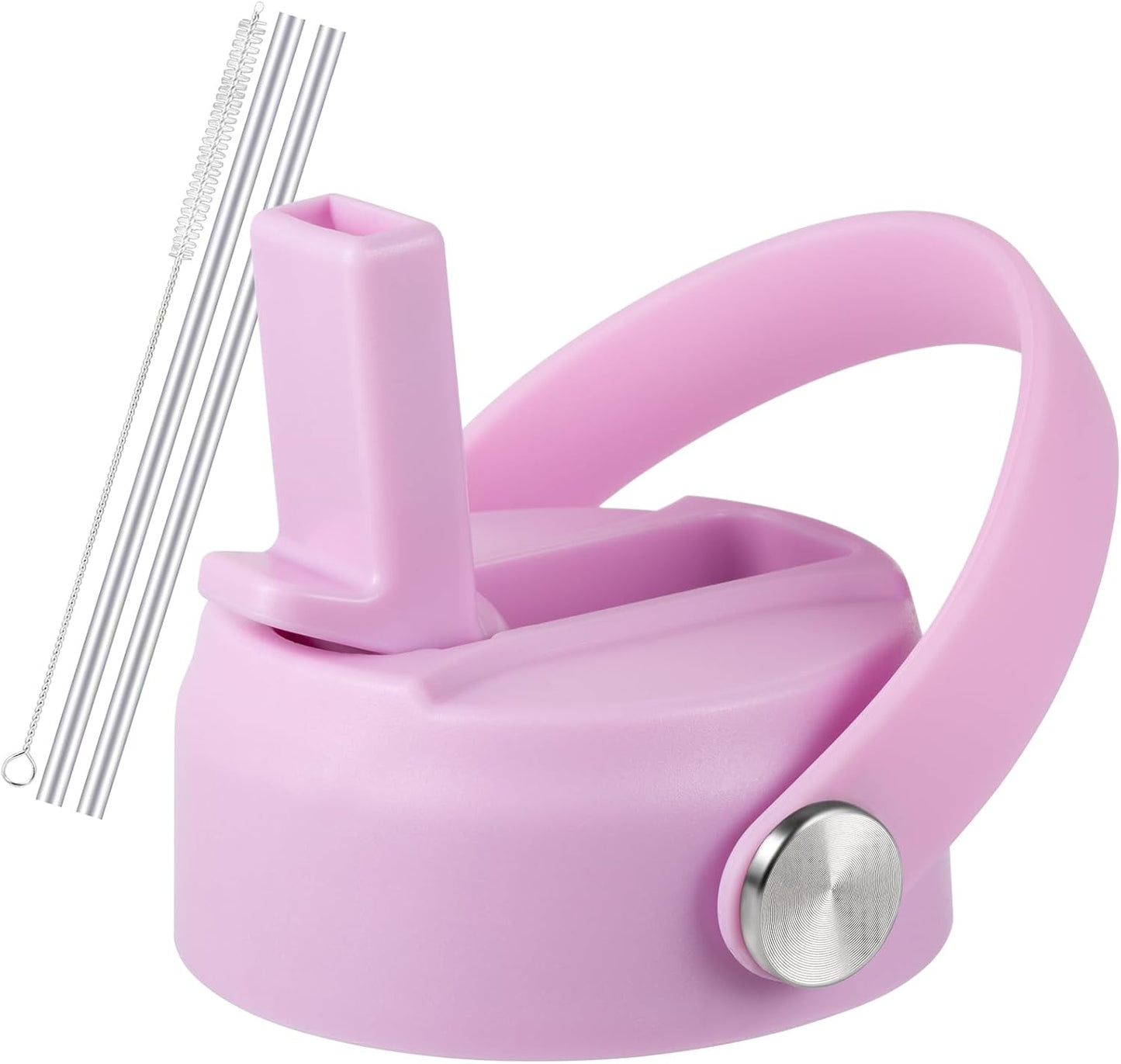 RRegeny Straw Lid for Hydro Flask Wide Mouth 32 40 oz, Lids with Flexible Handle compatible with HydroFlask, Replacement Sports Flex Cap Wide Mouth Top