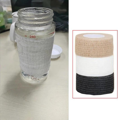 6 Pack Coffee Mug Handles Cover Handleless Cups Non Slip Grip Hot Water Drinking Glasses Insulated Wrap Anti Scald Tape Protective Covers for Glass Tumbler with Straw and Lid Travel Cups
