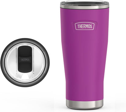 THERMOS ICON SERIES, Stainless Steel Tumbler with Slide Lock, 18 Ounce, Mystic Navy