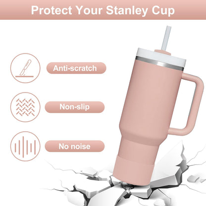 Affute Protective Silicone Boot for Stanley Quencher H2.0 40 30 20 oz & IceFlow Flip 30 20 oz, BPA Free Anti-Noise Anti-Scratch, Stanley Cup Protector Sleeve Cover Boot