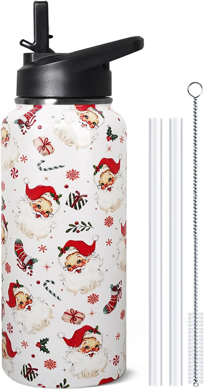 32 oz Pickleball Insulated Water Bottle with Straw - Pickleball Gym Hiking Sports Coffee Mug | Perfect Pickleball Gifts for Women, Pickleball Decor Accessories