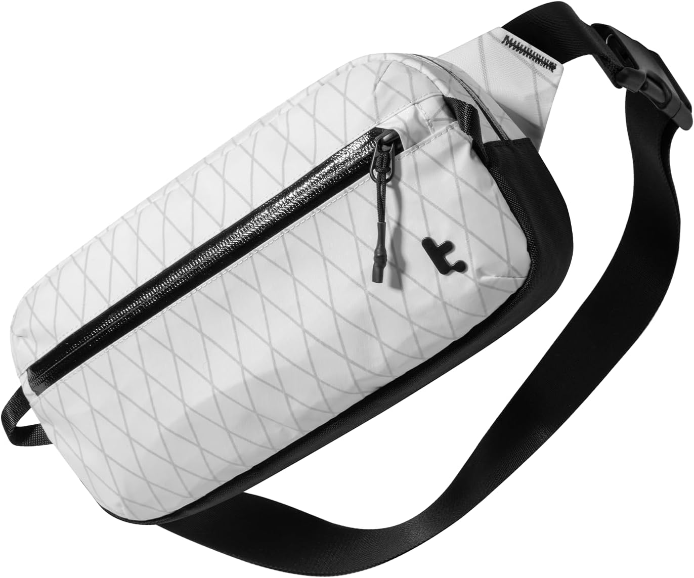 tomtoc 3.5L Sling Bag with RFID Blocking, Crossbody Bag Chest Shoulder Pack for Men and Women, Water-resistant Lightweight Casual Waist Fanny Pack for Travel/Daily Use