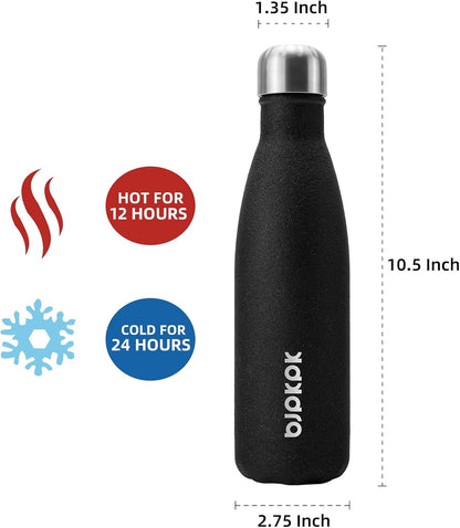 BJPKPK Insulated Water Bottle 12oz Small Stainless Steel Water Bottles Reusable Metal Thermal Keep Cold and Hot,Dreamy Purple - Colors B