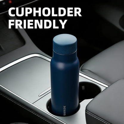 BJPKPK Stainless Steel Water Bottle,21oz insulated Reusable Bottle,Leakproof Metal Thermal Flask Double Wall,Keep Drinks Cold and Hot,Mint Green