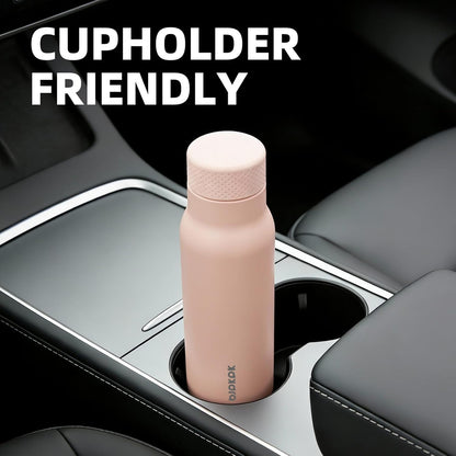 BJPKPK Stainless Steel Water Bottle,21oz insulated Reusable Bottle,Leakproof Metal Thermal Flask Double Wall,Keep Drinks Cold and Hot,Mint Green