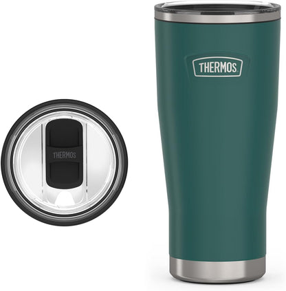 THERMOS ICON SERIES, Stainless Steel Tumbler with Slide Lock, 18 Ounce, Mystic Navy