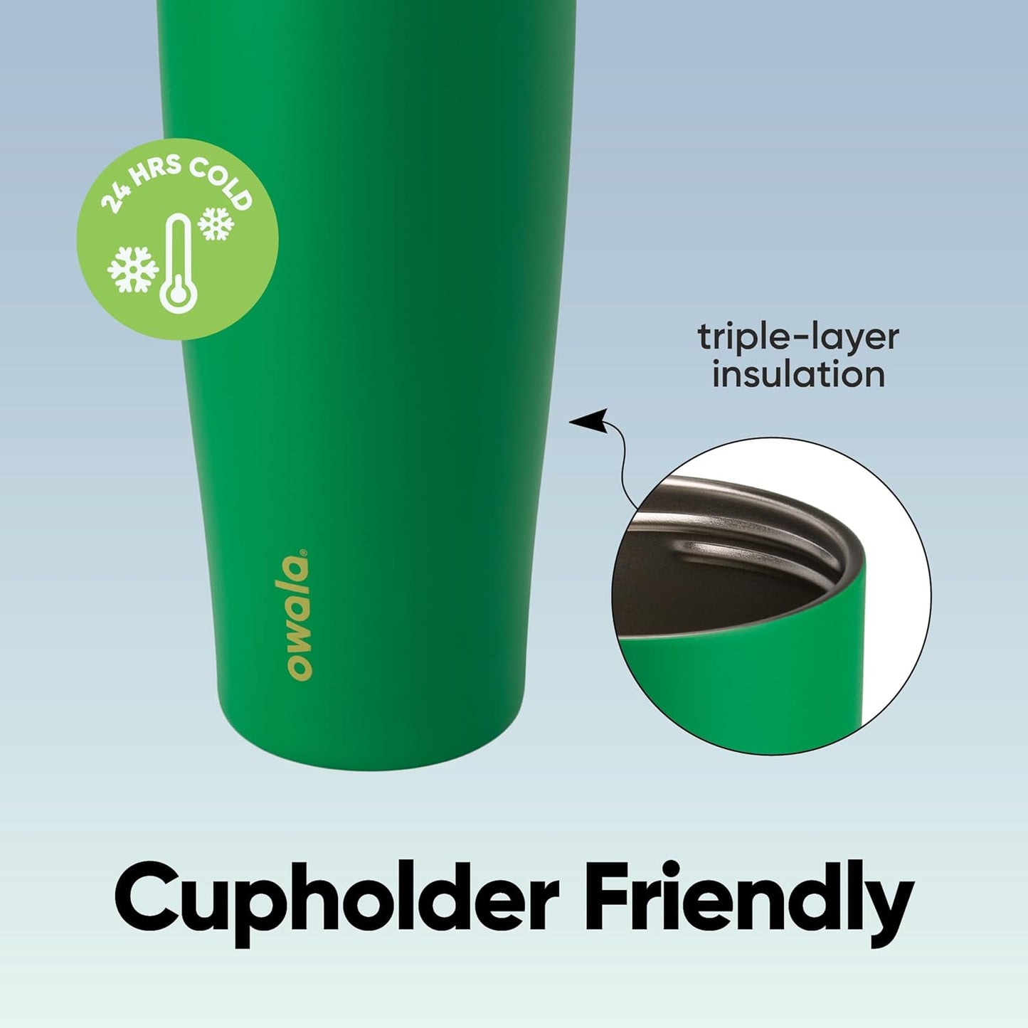 Owala FreeSip Tumbler - Stainless Steel - 40-oz. - Tan (Lightly Toasted)