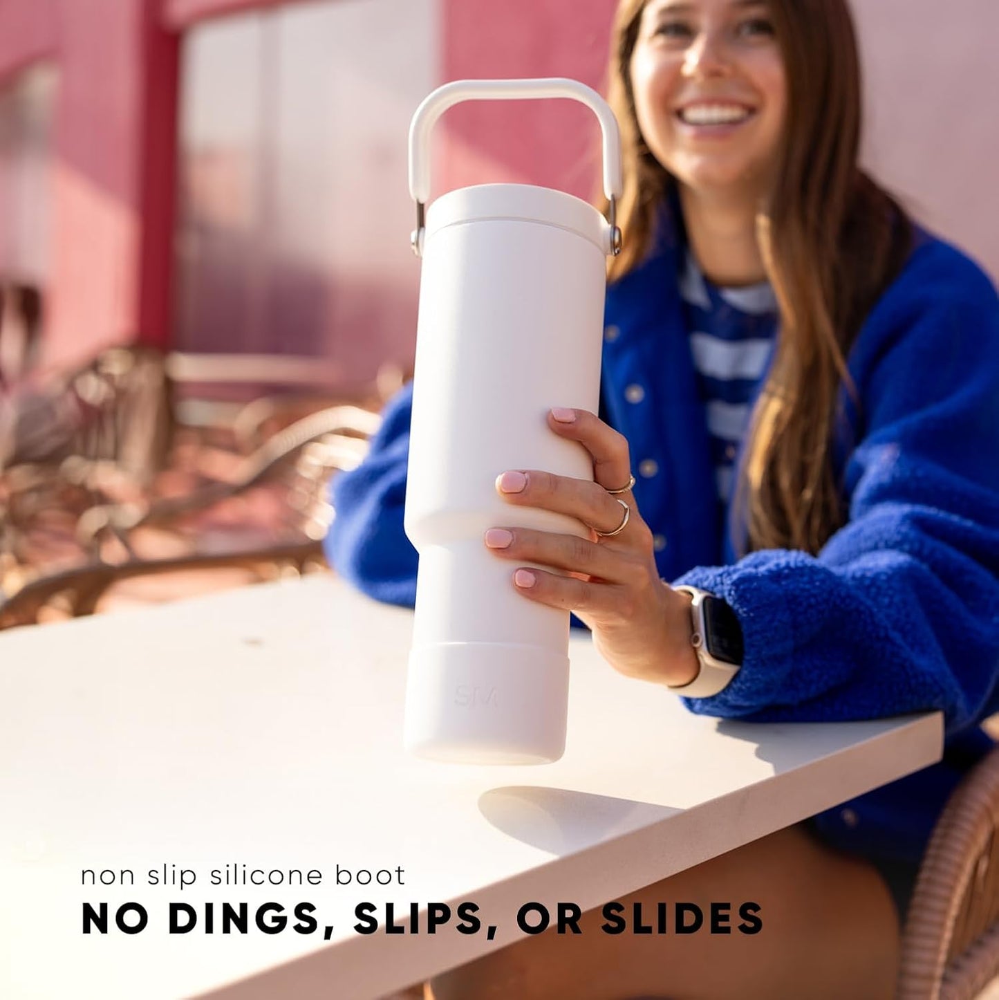 Simple Modern Trek Pivot | 40oz Flip Straw Tumbler with Handle | Water Bottle & Boot | Interchangeable Straw & Chug Lids | Insulated Stainless Steel Jug | Gym Sports Outdoors | Forest - Colors B