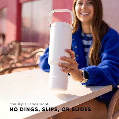 Simple Modern Trek Pivot | 40oz Flip Straw Tumbler with Handle | Water Bottle & Boot | Interchangeable Straw & Chug Lids | Insulated Stainless Steel Jug | Gym Sports Outdoors | Forest - Colors B