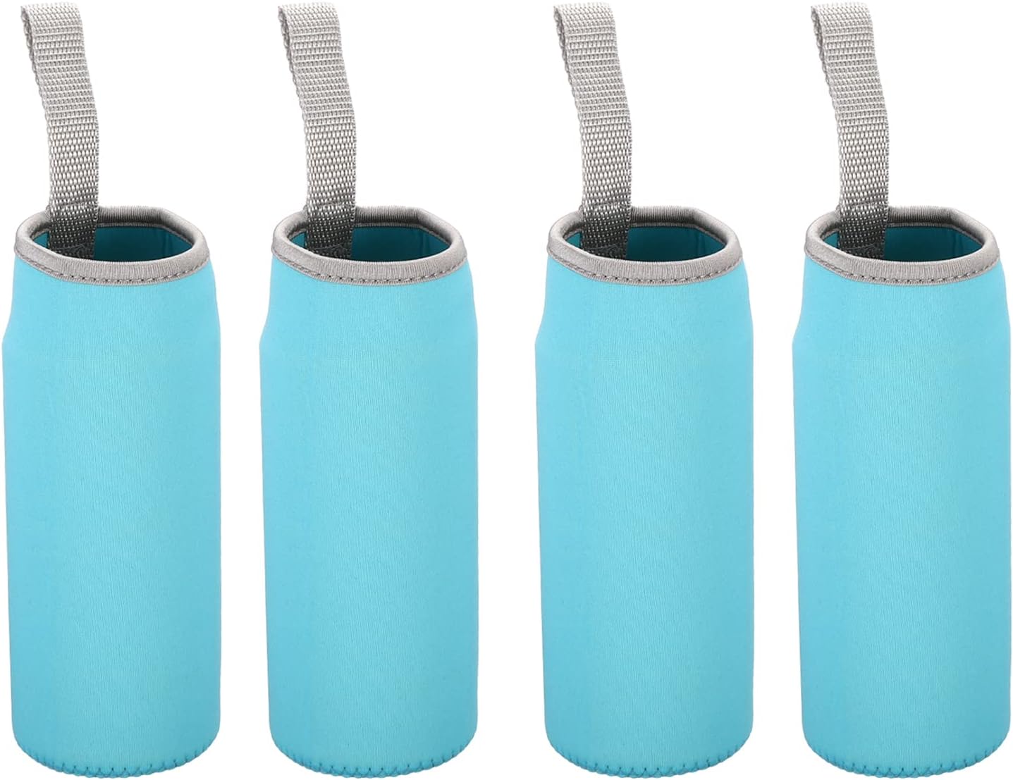PATIKIL Water Bottle Sleeves, Neoprene Insulated Bottle Bag Holder Carrier Pouch with Finger Strap