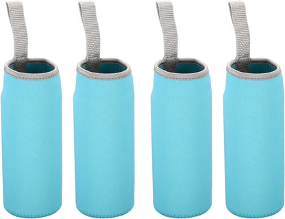 PATIKIL Water Bottle Sleeves, Neoprene Insulated Bottle Bag Holder Carrier Pouch with Finger Strap