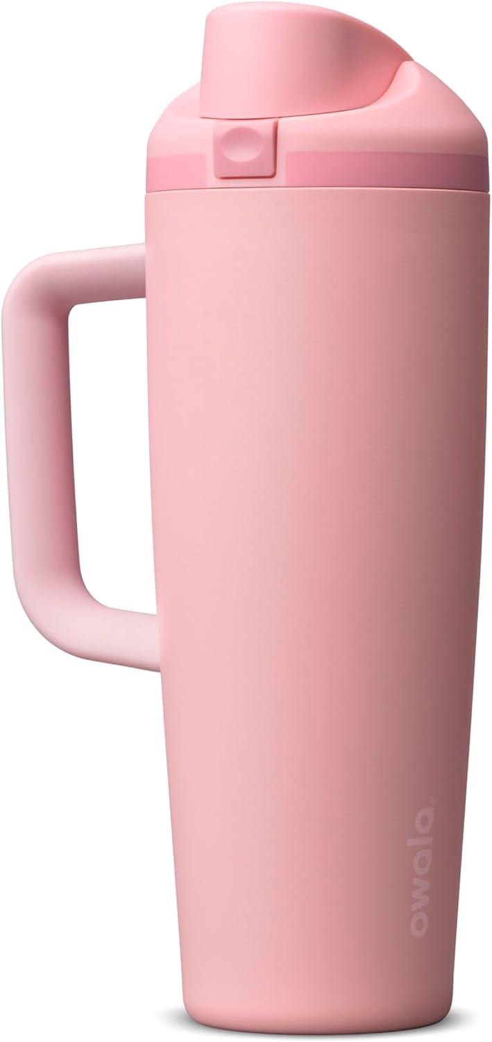 Owala FreeSip Tumbler - Stainless Steel - 40-oz. - Tan (Lightly Toasted)