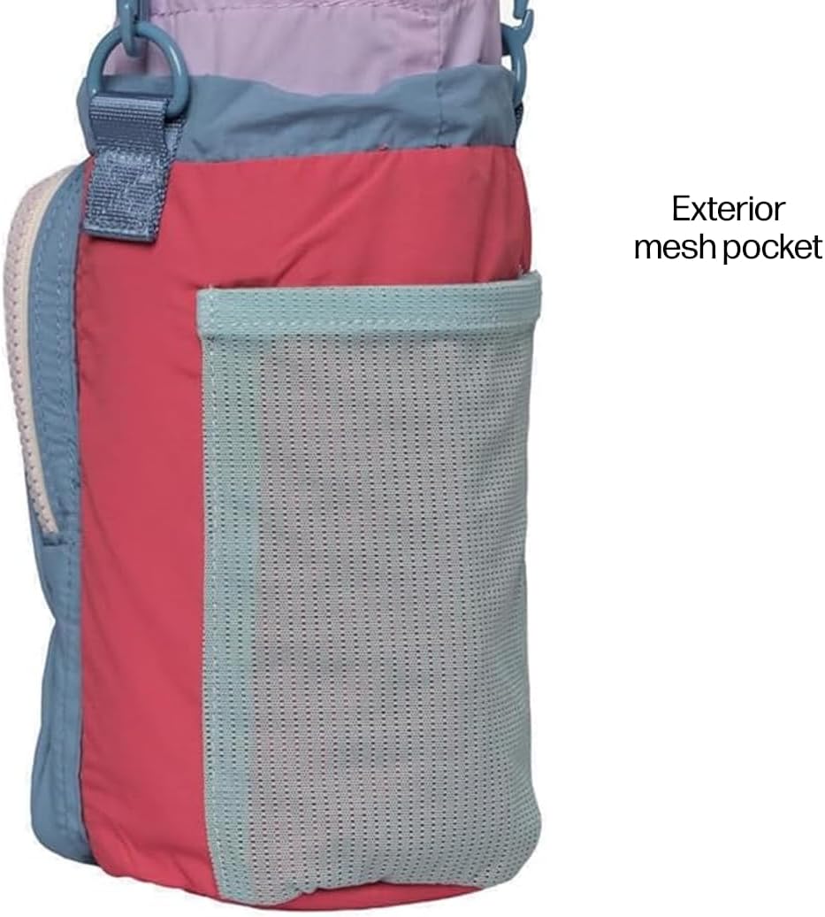 Thread Wallets Water Bottle Sling Crossbody Bag – Small Cross Body Sling with Pockets for Water Bottle, Cash, Phone & Keys