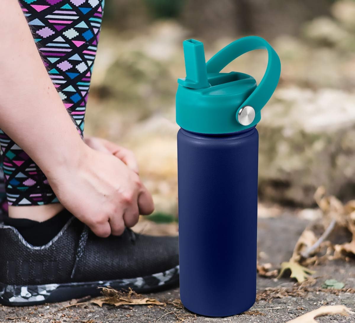 RRegeny Straw Lid for Hydro Flask Wide Mouth 32 40 oz, Lids with Flexible Handle compatible with HydroFlask, Replacement Sports Flex Cap Wide Mouth Top