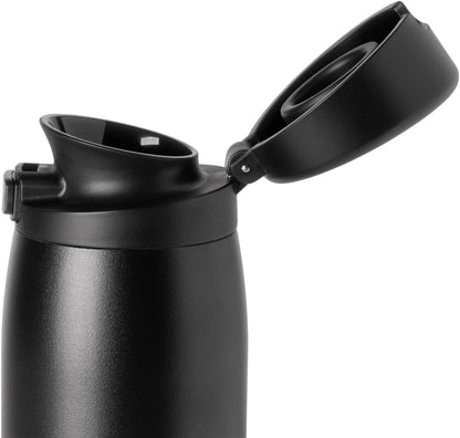 Simple Modern Sidekick Travel Coffee Mug | Ceramic-Lined Insulated Stainless Steel Tumbler | Leak-Proof and Cup Holder Friendly | 16oz, Almond Birch Mix