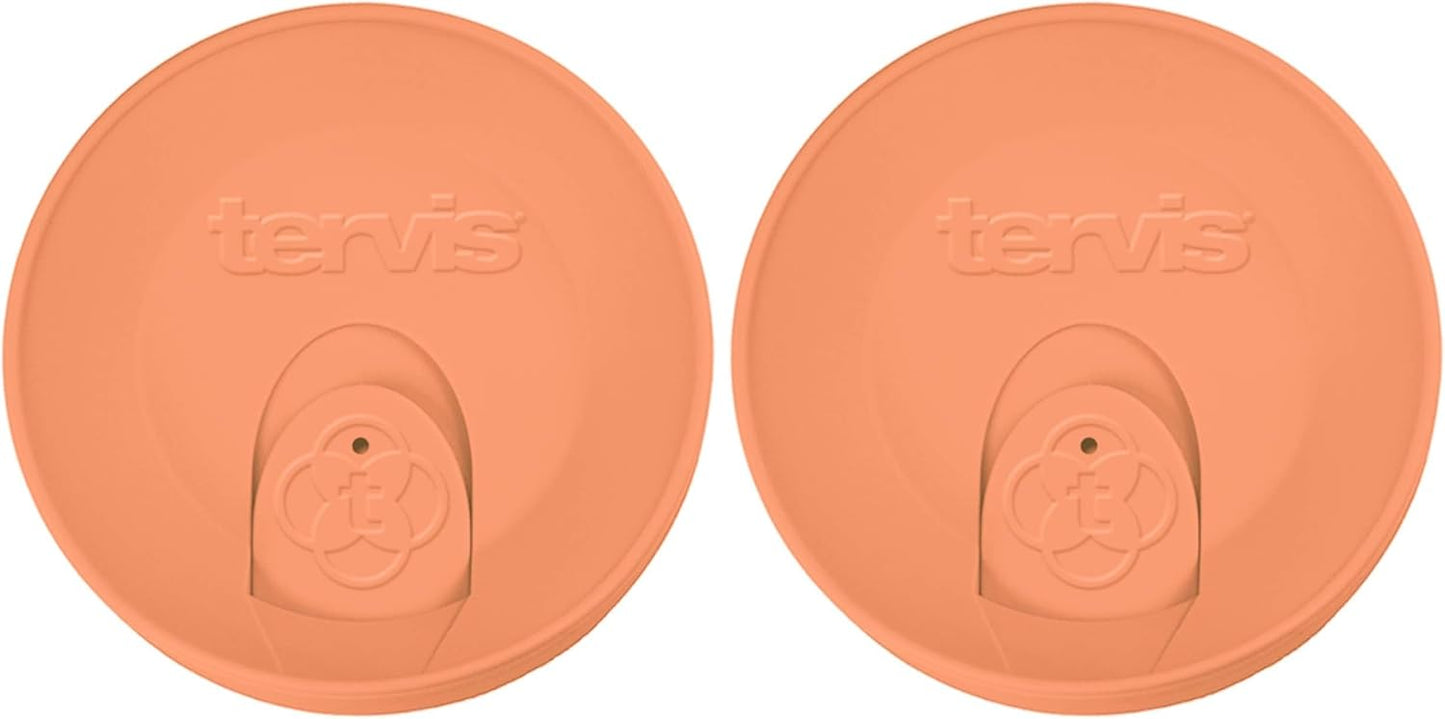 Tervis Travel Lid Made in USA Double Walled Insulated Tumbler Travel Cup Keeps Drinks Cold & Hot, Fits 16oz Tumblers, Navy