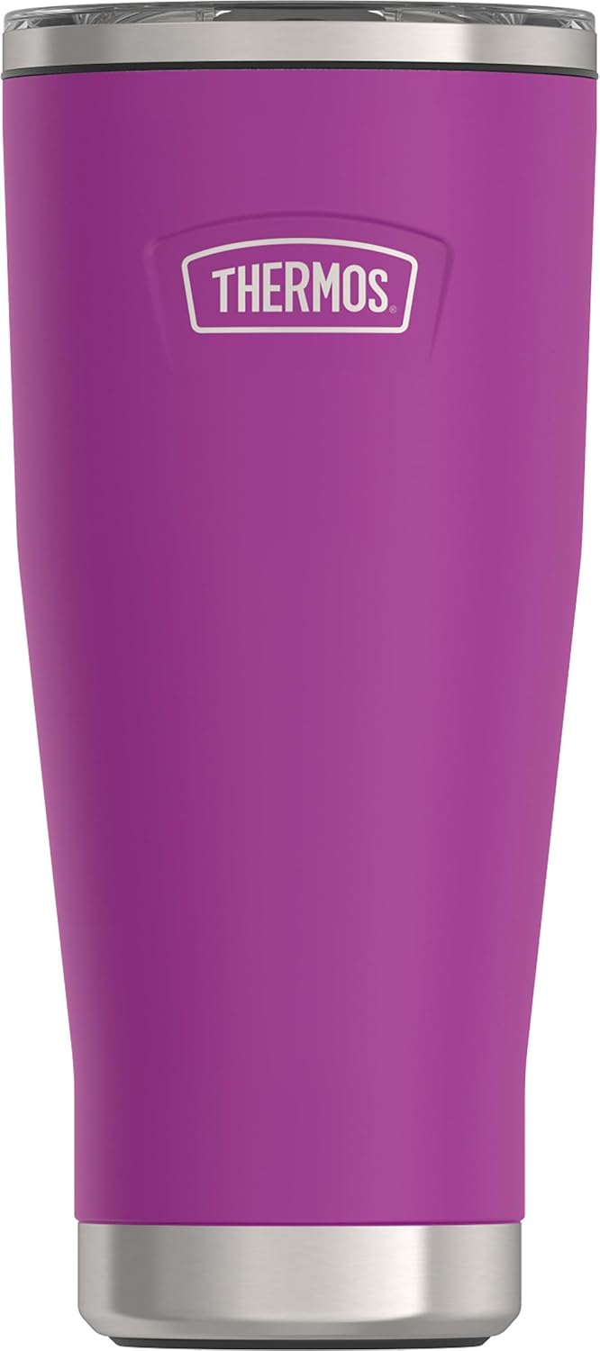 THERMOS ICON SERIES, Stainless Steel Tumbler with Slide Lock, 18 Ounce, Mystic Navy